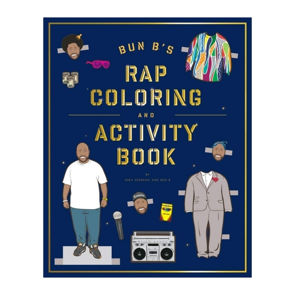 BUN B'S | rap coloring & activity book - Picture 1 of 6